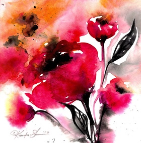 Floral No. 16 by Kathy  Morton Stanion