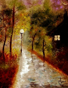 New moon... by Cristina Mihailescu