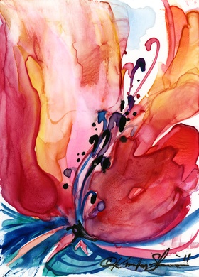 Soul Flower No. 21 by Kathy  Morton Stanion